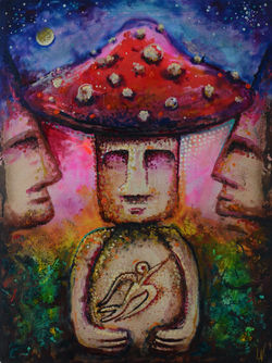 painting-moai-mushroom-by-ludovic-lan-art-of-ludo
