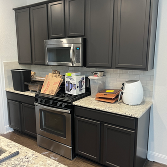 Cabinet painting service in Austin TX