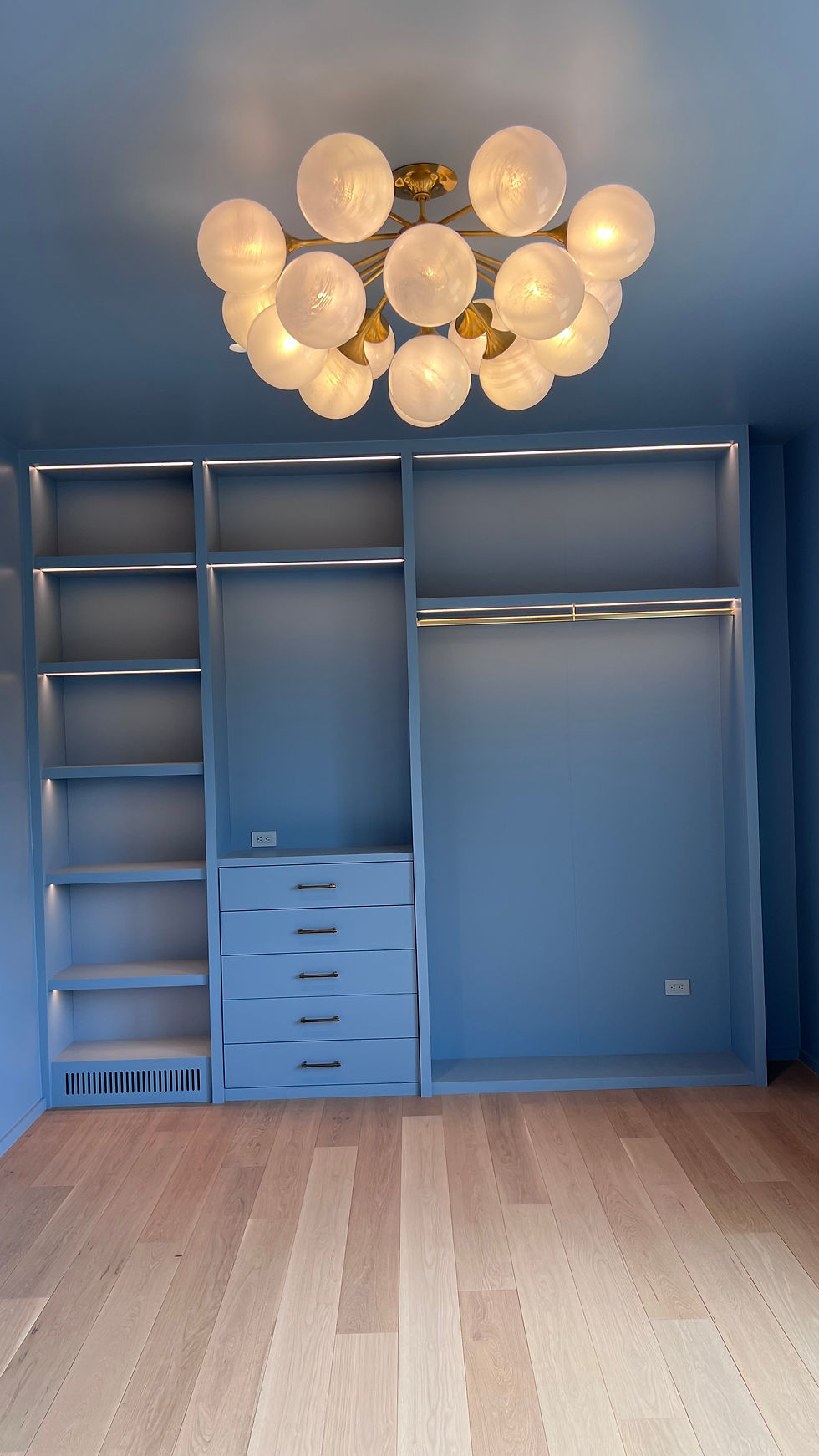 Cabinet painting project completed in Austin Texas
