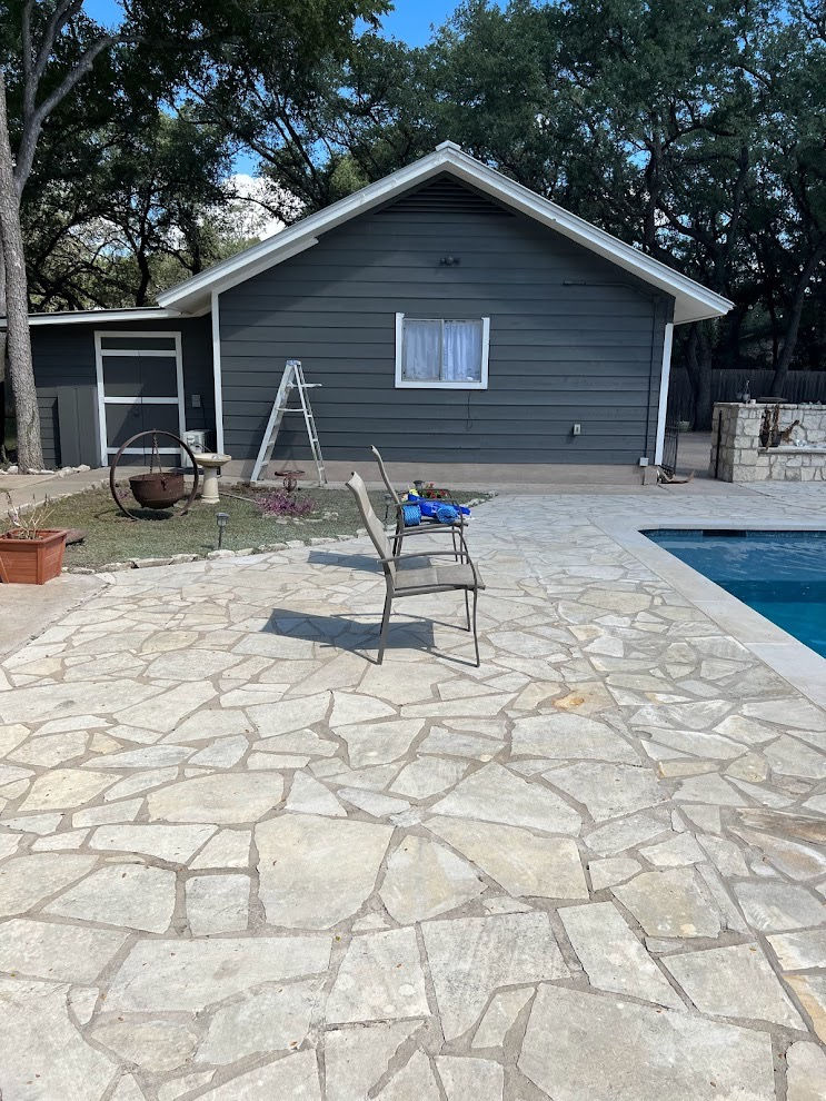 Exterior house painting nea Buda Texas