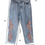 Thumbnail: Spikey Pattern Denim Jeans