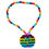Thumbnail: Vaporwave Palm Tree Perler Necklace – Handmade Rave Beaded Jewelry Retro 80s EDM