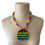 Thumbnail: Vaporwave Palm Tree Perler Necklace – Handmade Rave Beaded Jewelry Retro 80s EDM
