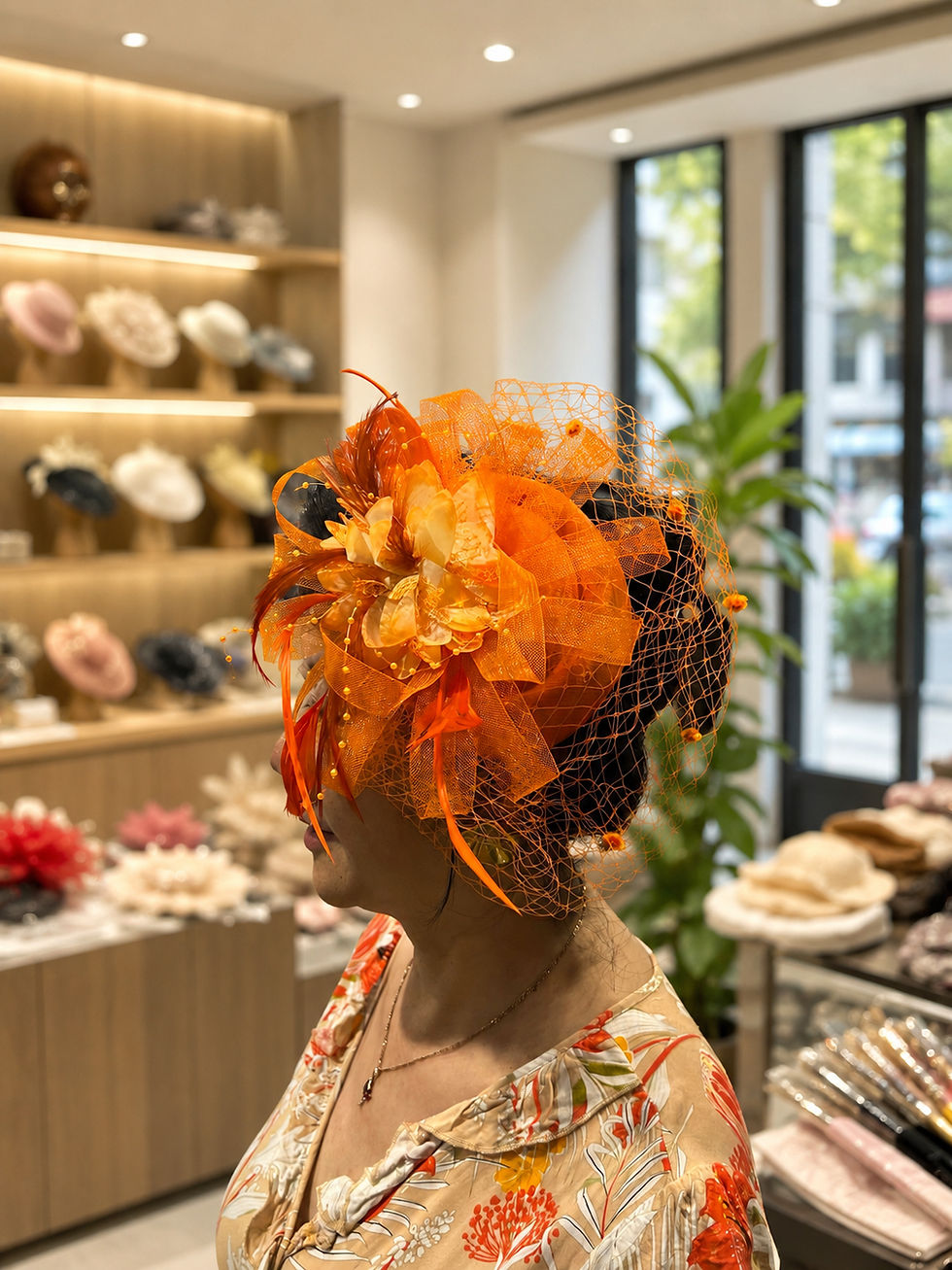 Thumbnail: Elegant Mesh Fascinator B