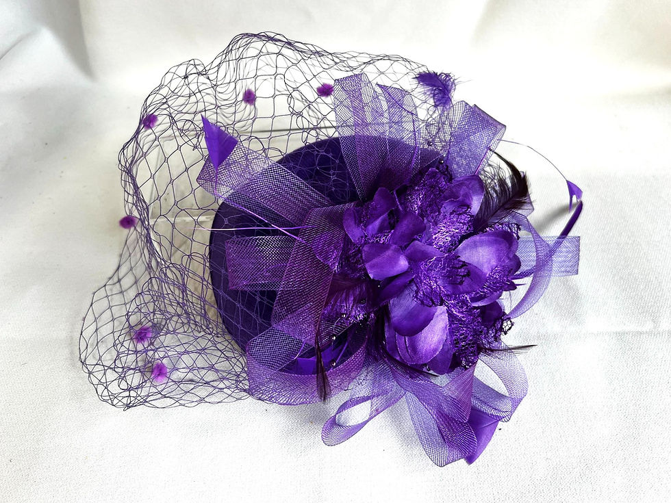 Thumbnail: Elegant Mesh Fascinator B