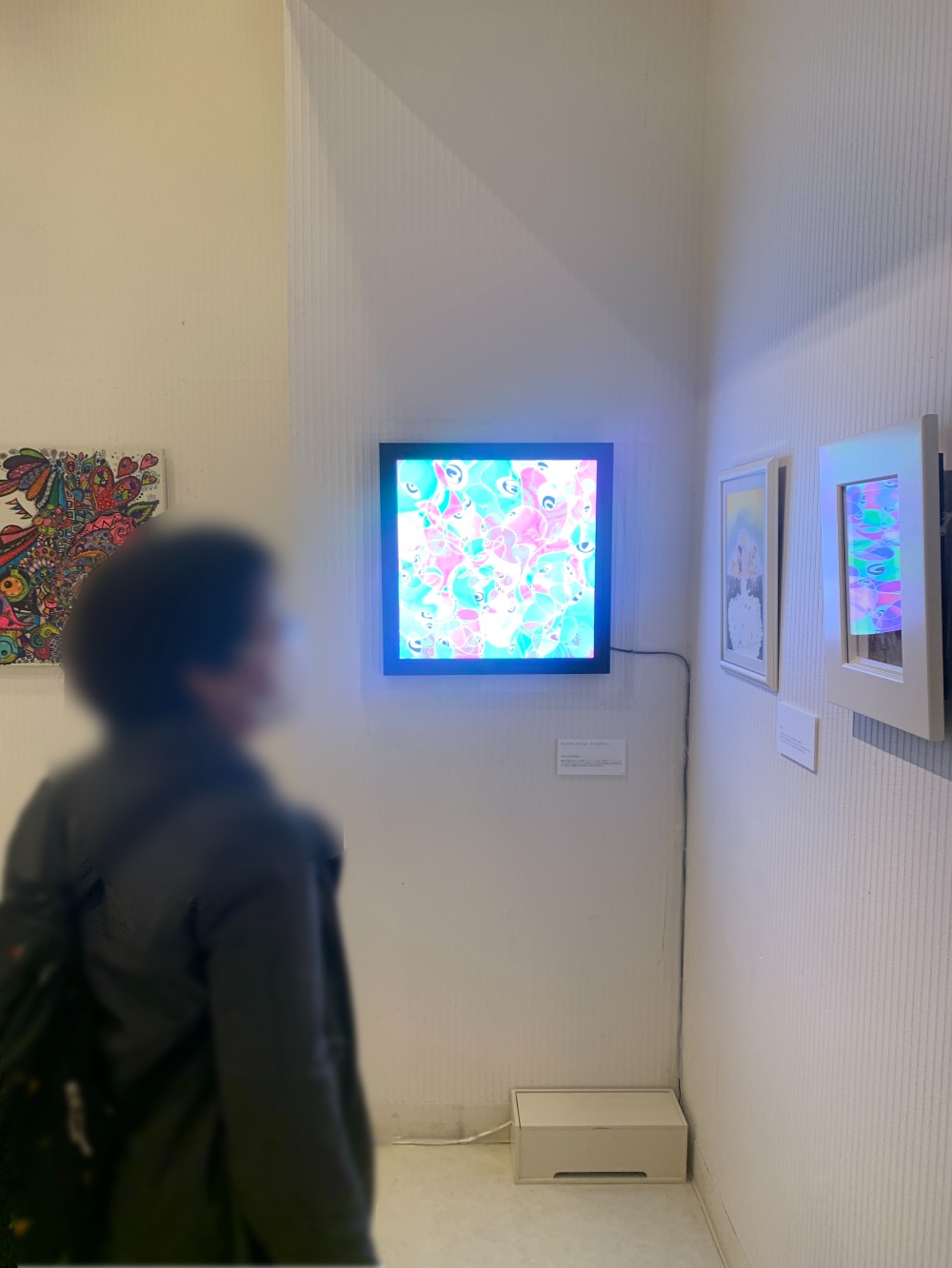 東京芸術劇場で開催された第30回 国際平和美術展（国内展）にて作品「カンジタイ、ネツリョウ」が展示されました。