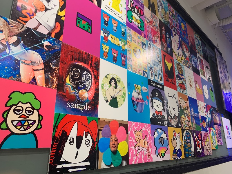 大阪での大型NFT作品展「NFT COLLECTION IN OSAKA」に参加。総勢200名以上のクリエイターが参加。