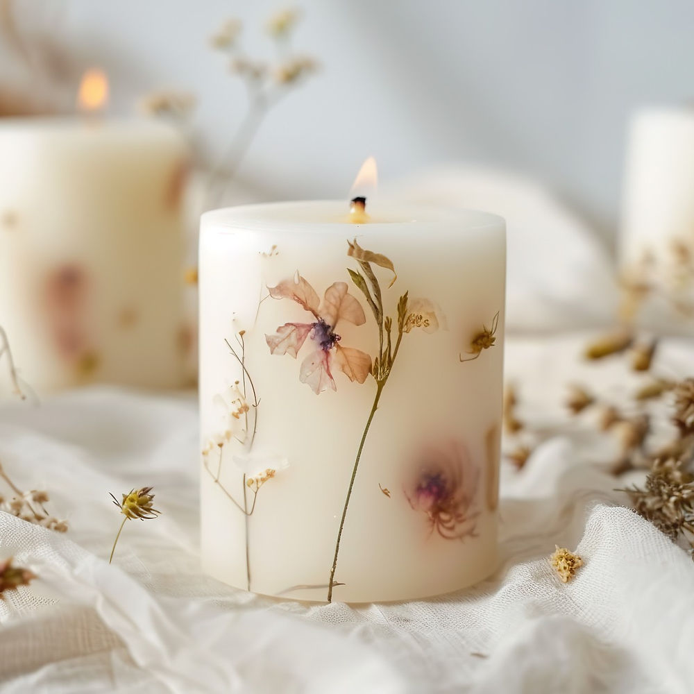 Creëer samen een sfeervolle lantaarn en kaars met geperste bloemen in een gezellige herfstworkshop