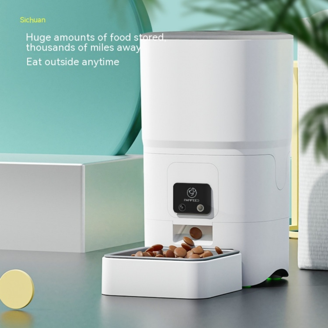 AeroFeed 6L Smart Automatic Pet Feeder – WiFi App Control & HD Camera