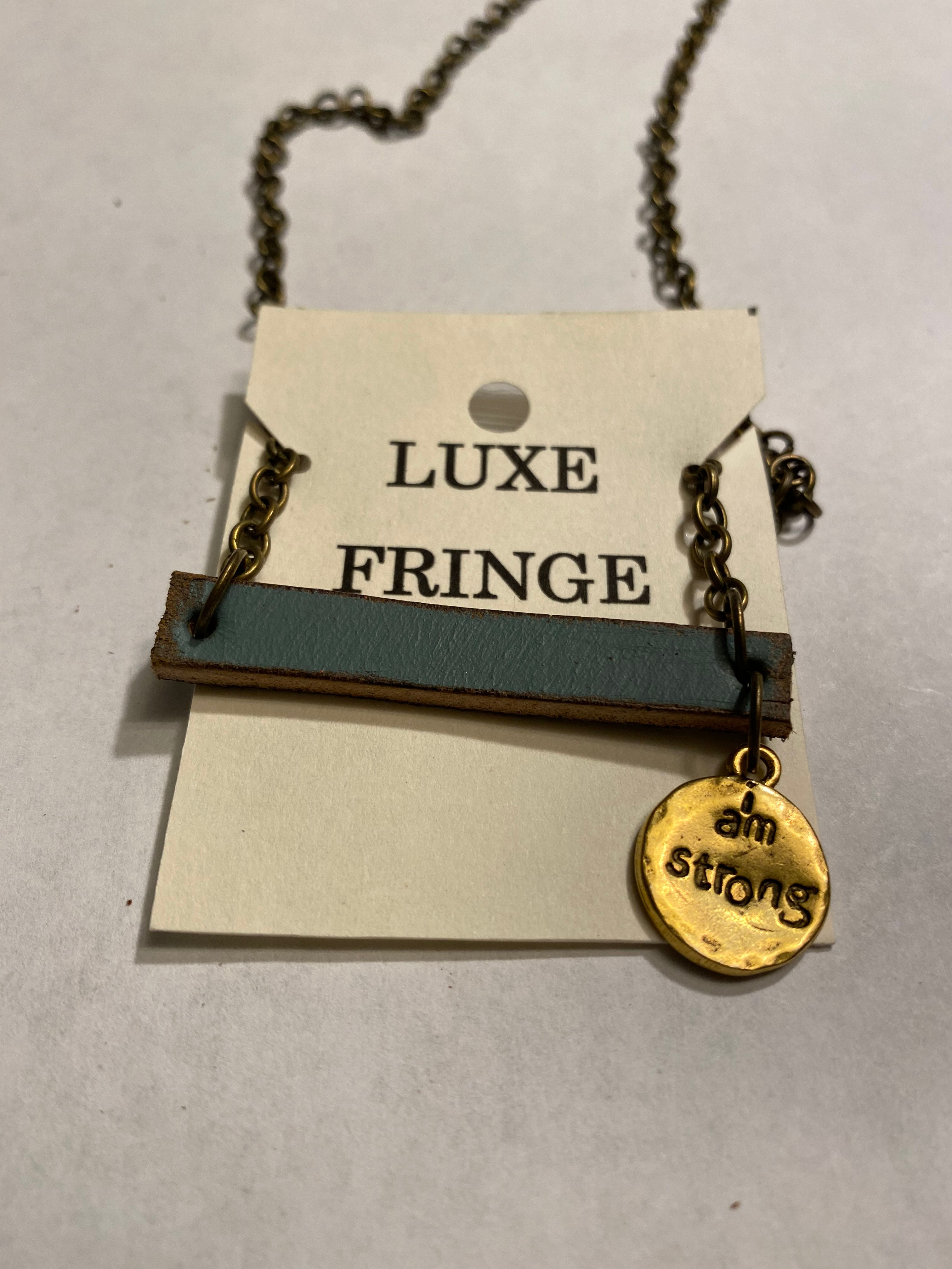 Luxe Fringe Necklace