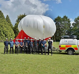 10x BT Helikite crew fully trained in one day, but it only needs two people to operate the
