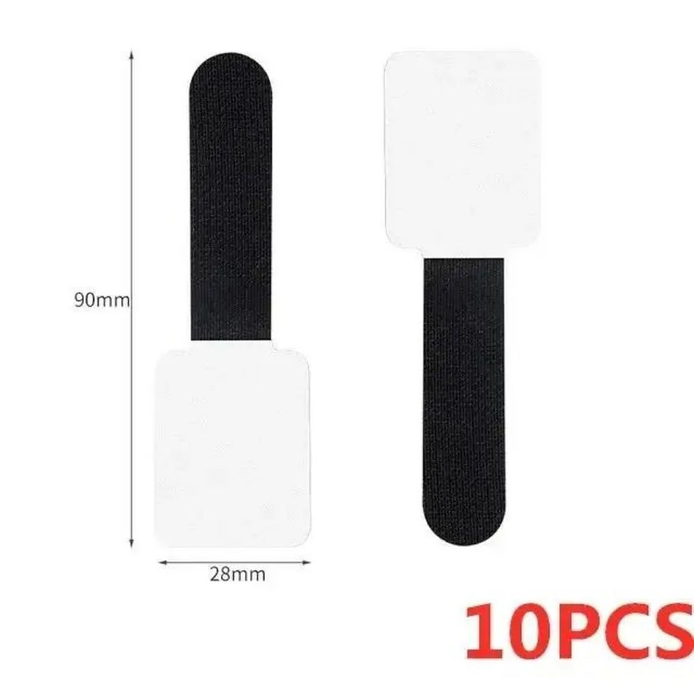 Thumbnail: 10/20Pcs Self Adhesive Reusable Cable Ties Wire Organizer Storage Stand Mouse Ea