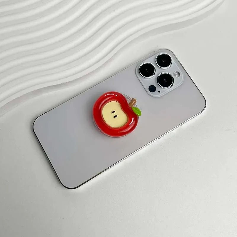 Thumbnail: 1Pcs  Creative Resin Fruit Phone Stand Desktop Folding Phone Stand