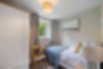 Single bedroom in a luxury holiday cottage in Northumberland