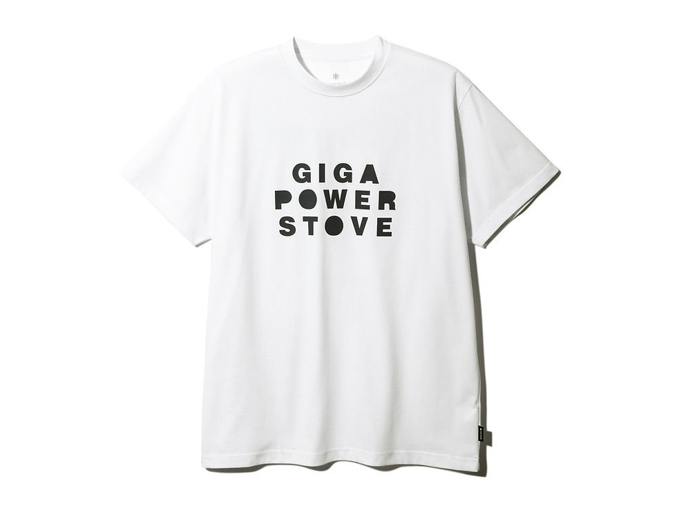 SNOW PEAK SS24 SNOWPEAKER T-SHIRT BURNER WHITE