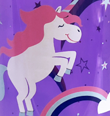 ภาพขนาดย่อ: NALGENE 12oz Kids Grip-N-Gulp Graphic Unicorn