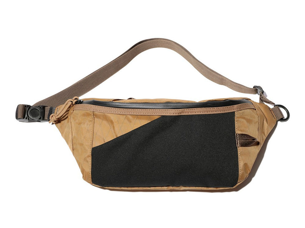 Snow Peak AC24 X-Pac Nylon Waist Bag Brown