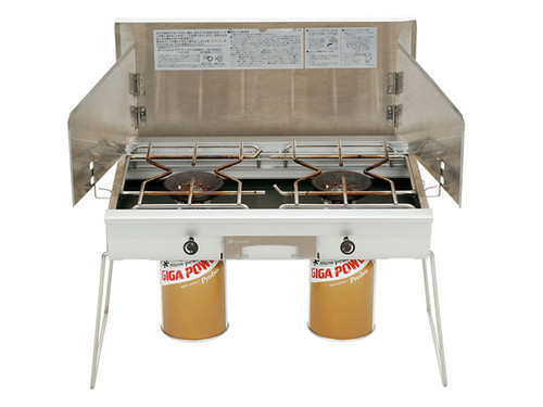 GigaPower Two Burner Stove GS-220 | CAMP STUDIO STORE