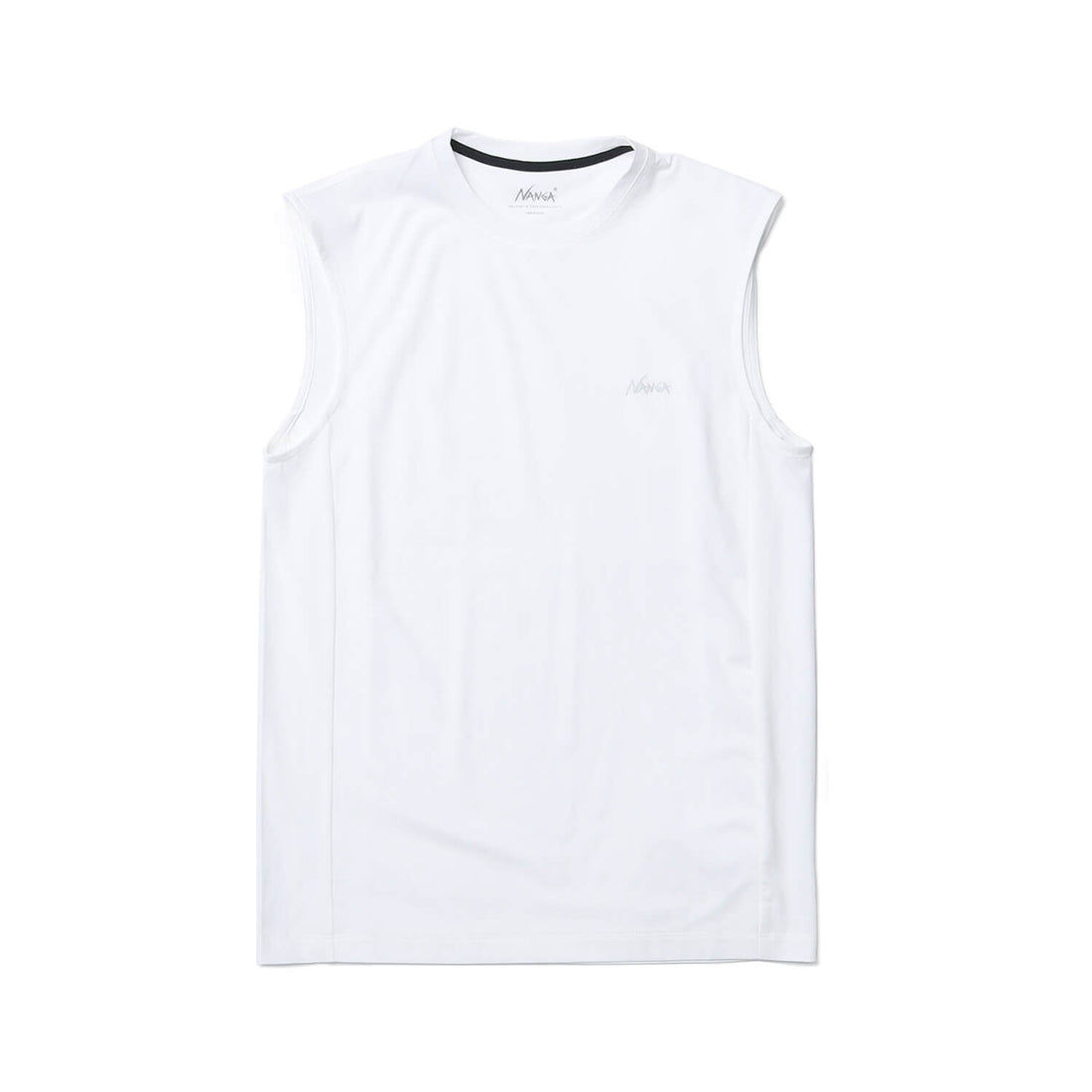 NANGA DRY BASE LAYER NO SLEEVE TEE WHT