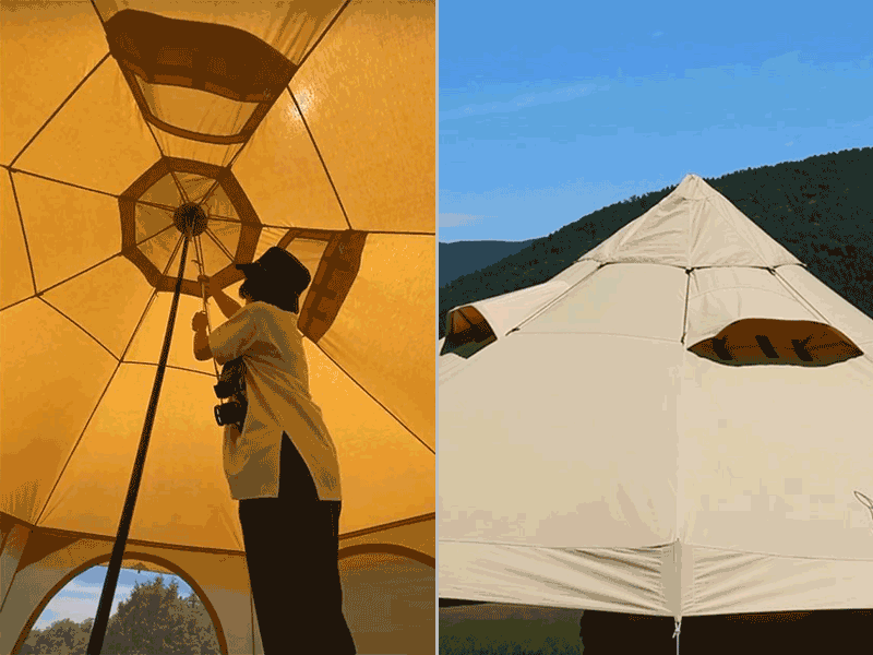 Thumbnail: DoD TAKENOKO TENT 2 Tan