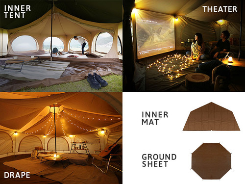 DoD TAKENOKO TENT 2 Khaki | CAMP STUDIO STORE