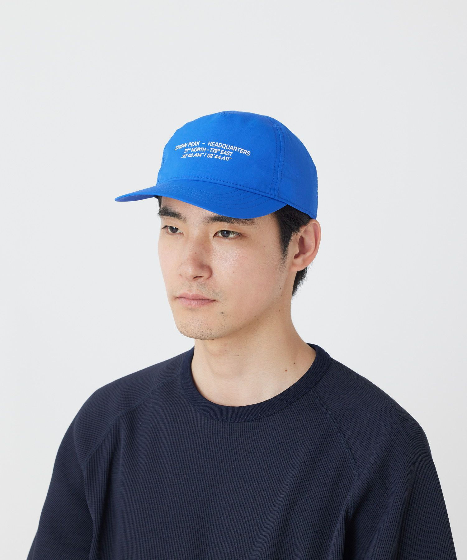 Snow Peak HQ Topographic Trucker Cap BLUE