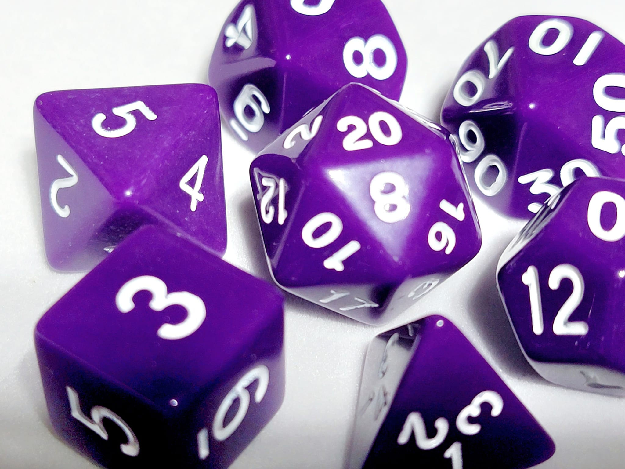 Basic Purple Dice Set