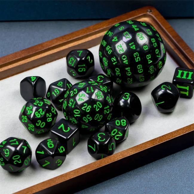 Thumbnail: DCC Green Unusual Dice Set