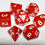 Thumbnail: Basic Red Polyhedral 7-Die Dice Set