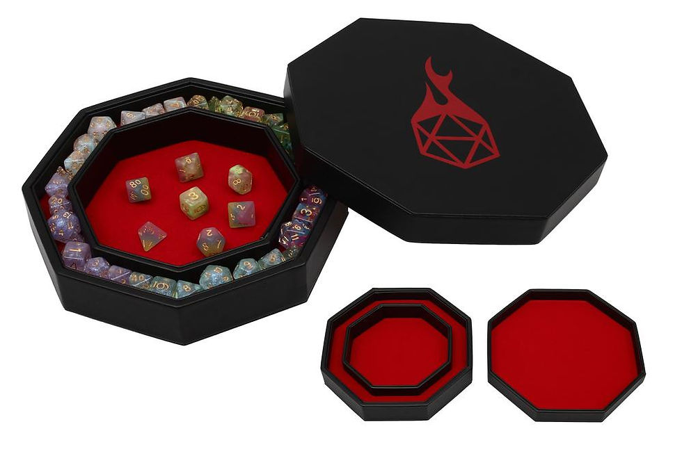 Red Arena Dice Tray and Storage