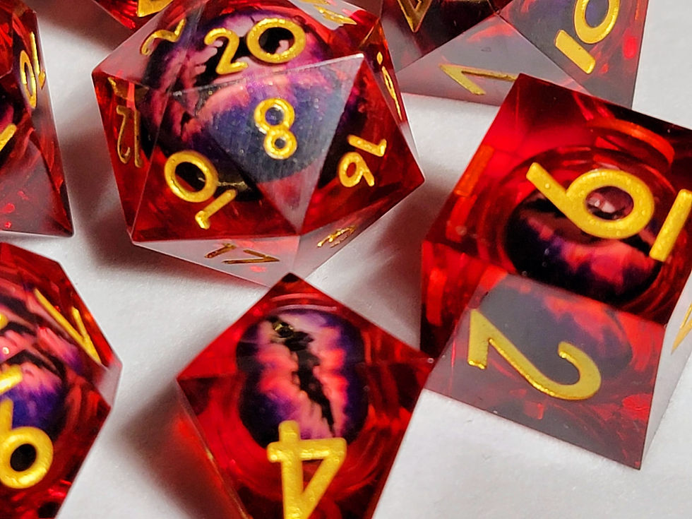 Thumbnail: Red Dragon Eye Liquid Core Precision Dice Set