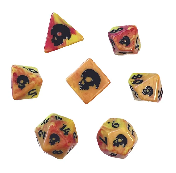 Cinderskull Dice Set