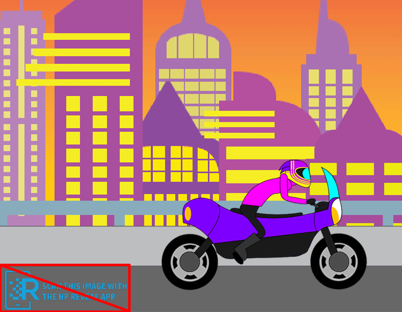 Cityscape GIF Mock Up