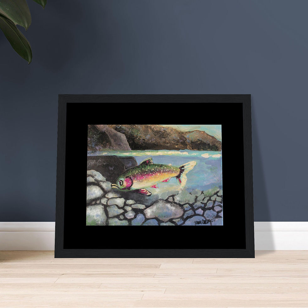 Thumbnail: Rainbow Trout Framed Poster