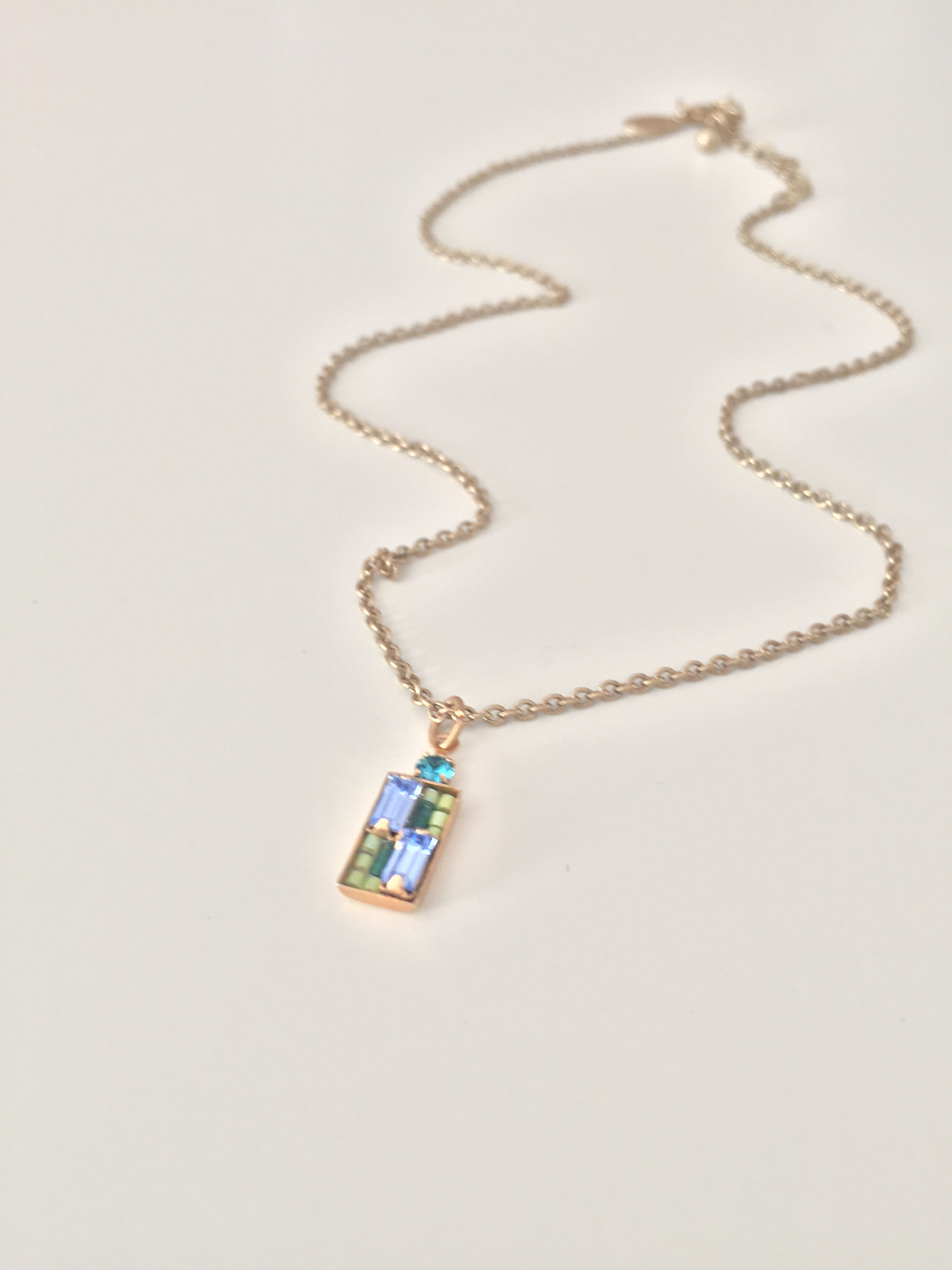 Gold Stone Necklace