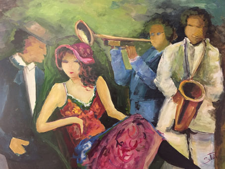 Sonia Poli. Airiness and the game of oil painting