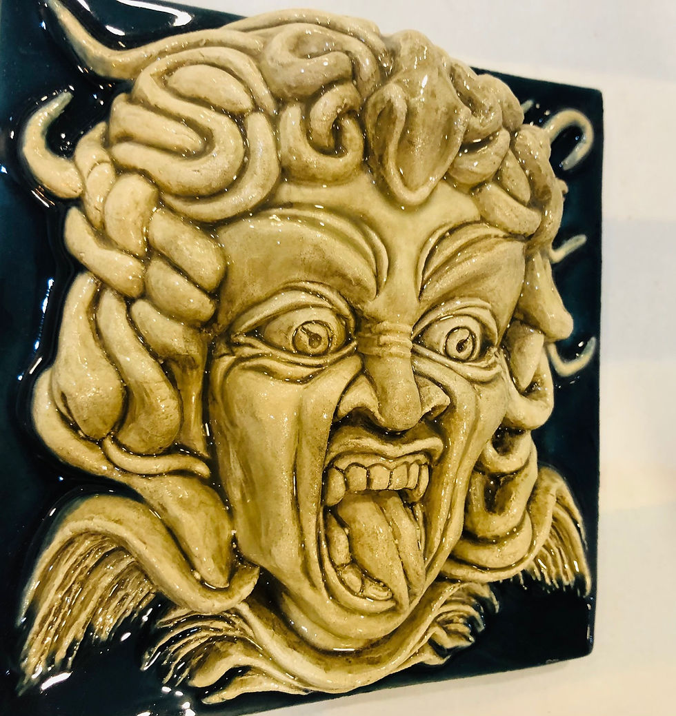 Thumbnail: Portuguese tiles. Azulezos. Medusa.