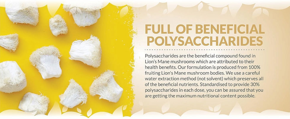 Miniatura: Nu U Organiczny Lions Mane - Soplówka 1500 mg z pieprzem 180 kapsułek wegańskich