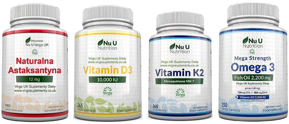 Close-up view of certified vitamin bottles on a wooden shelf