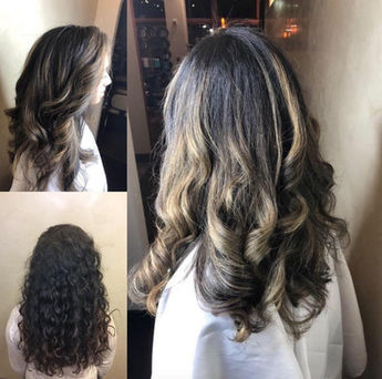 Pretty brunette balayage transformation