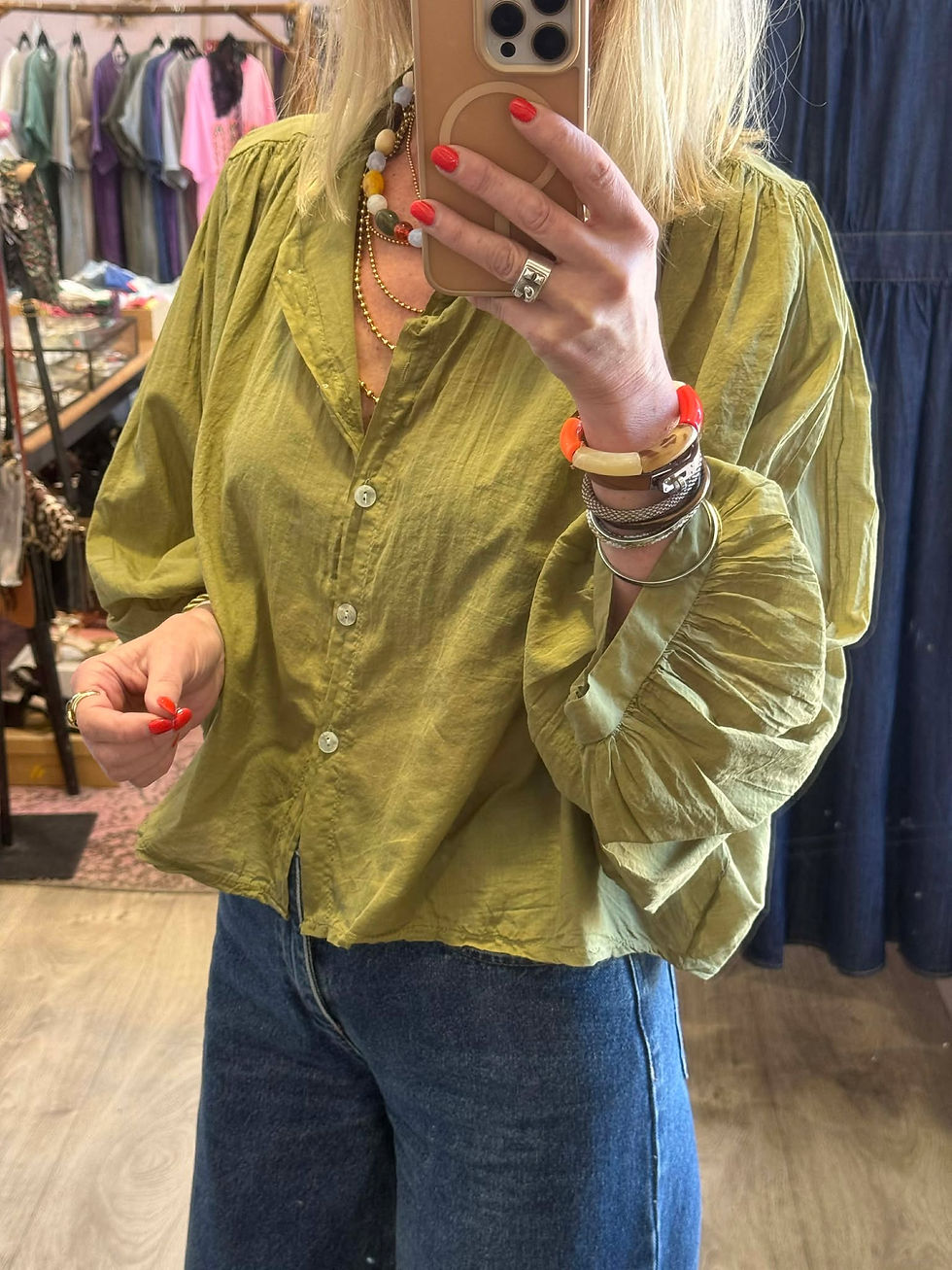 Miniature : Chemise Suzanne Olive
