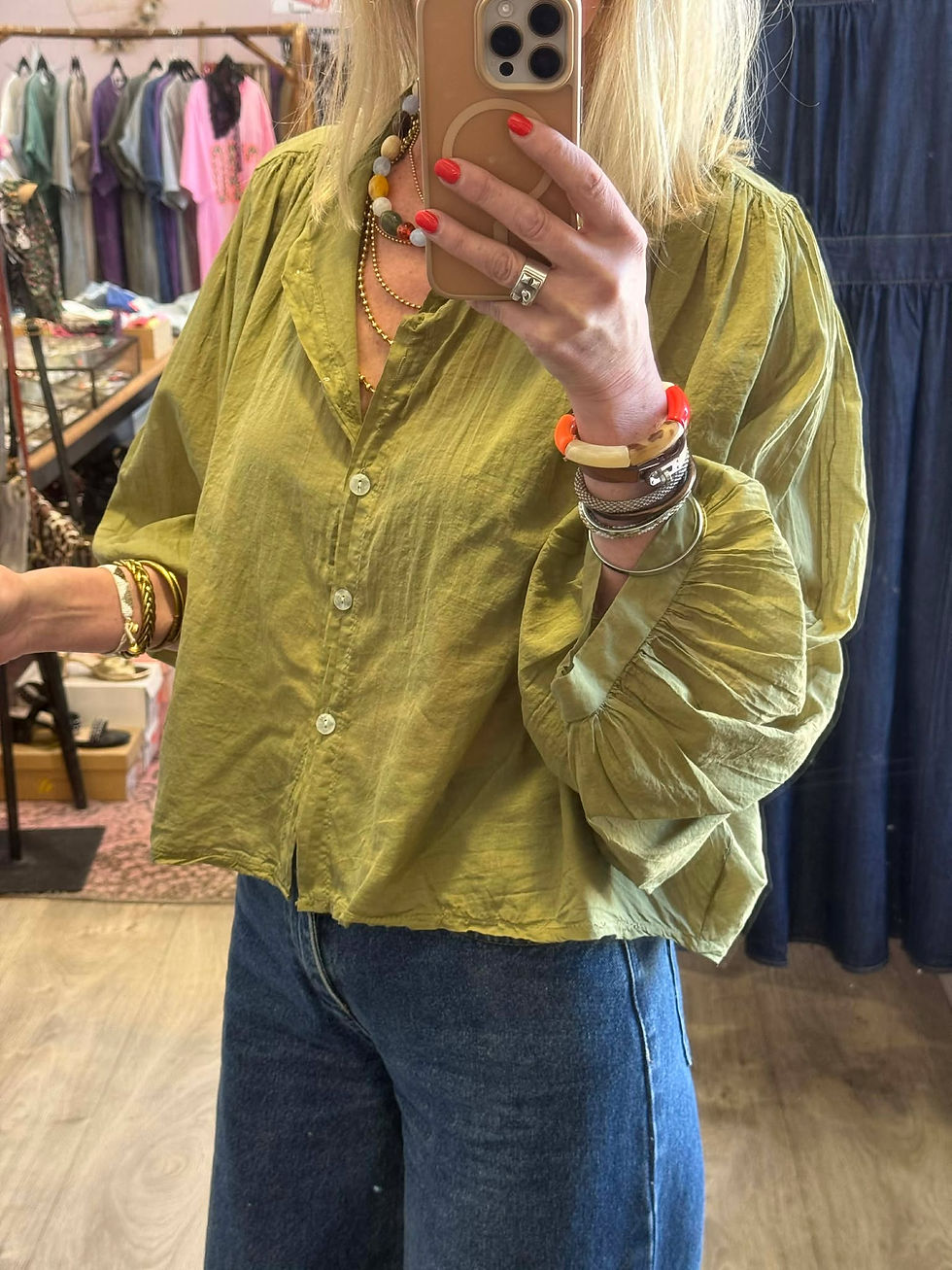 Miniature : Chemise Suzanne Olive