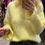Miniature : Pull Saoma Jaune Pâle