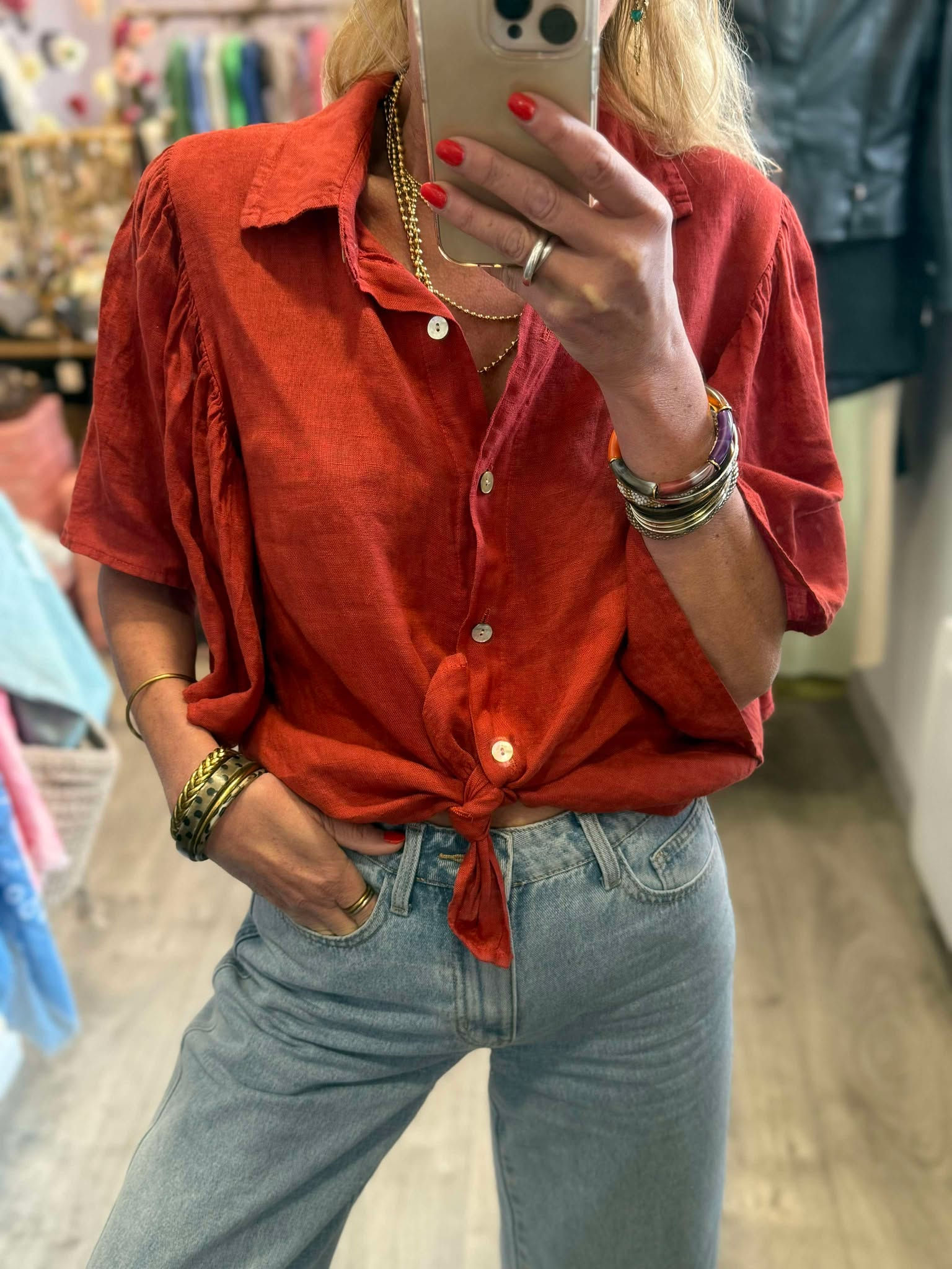 Chemise Esmée Brique