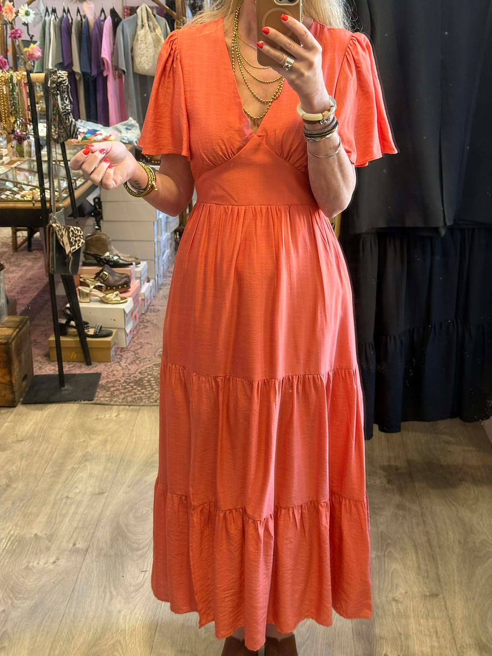 Miniature : Robe Murielle Terracotta
