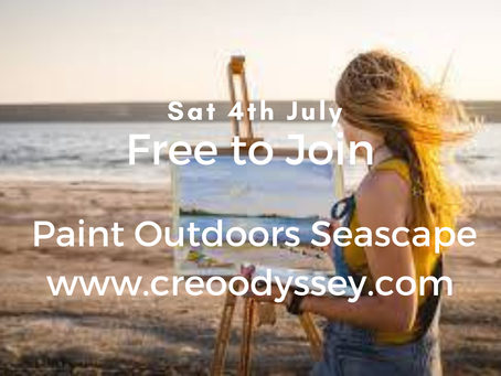 Free to Join - Paint Outdoors - Seascape - 4th July 2026