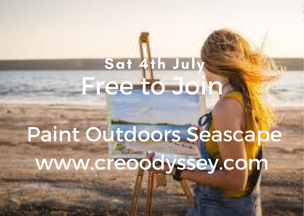 Free to Join - Paint Outdoors - Seascape - 4th July 2026