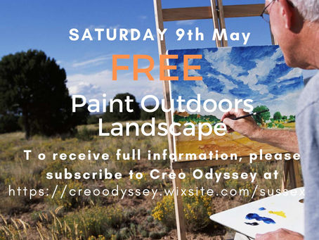 Sat 9th May Paint Together Landscape Hotham Park