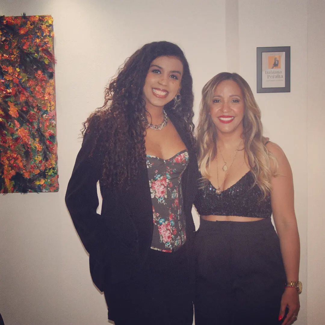 Dahiana Peralta y Jei Rios Galerista