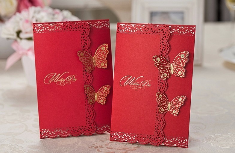 Butterfly invitation
